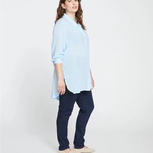 Flowy Chic Toni Hi Low Tunic in Glacier by Universal Standard 14-16 NWT